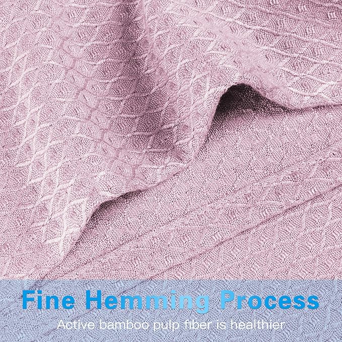AmyHomie Cooling Blanket Queen Size, 100% Rayon Derived from Bamboo, Cool Summer Blanket for Hot Sleepers, Soft Comfy Lightweight Blankets for All Seasons(Light Purple, 90×90in)