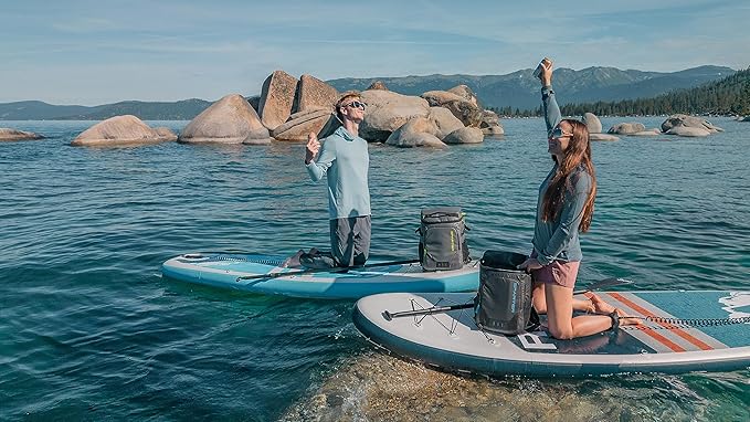 Backpack Cooler Insulated Leak Proof 33/49 Cans, 2 Insulated Compartments Thermal Bag, Portable Lightweight Beach Travel Camping Lunch Backpack for Men and Women