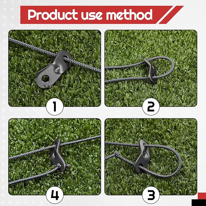 SATINIOR 20 Pieces Aluminum Alloy Guyline Cord Adjuster Tent Tensioners Rope Adjusters for Outdoor Camping Hiking (Black, one Size)
