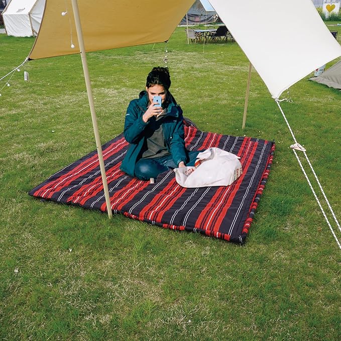 Polycotton Sleeping Bag for Adult&Kids,Cold&Warm Weather Large with Compression Sack and Water Resistant for Family Camping,Travel and Car Camping