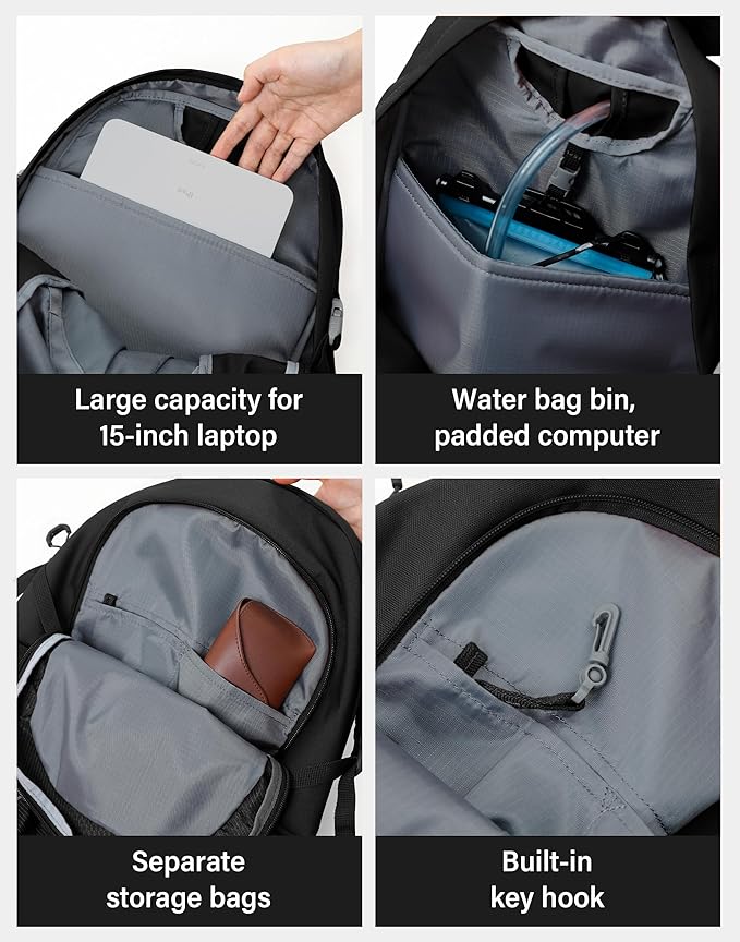 Pioneer Camp Hiking Backpack 22L Small Hiking Hydration Gear Lightweight Camping Backpack Travel Daypack for Women Men