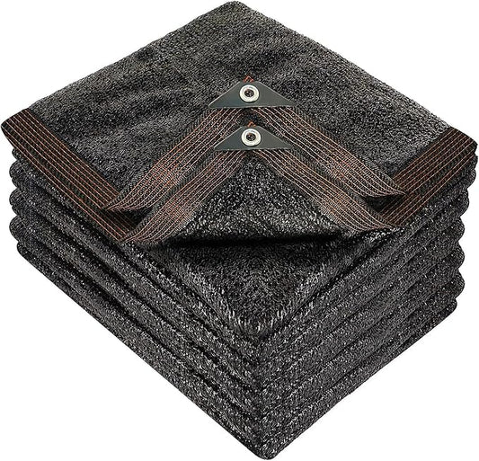 winemana 40% Black Shade Cloth, 20 x 20 FT Durable Mesh Tarp with Grommets, Resistant Garden Sun Shade Netting, Shading Antifreezing for Pergola, Greenhouse, Plants Growing, Chicken Coop