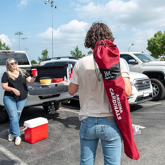 Kijaro Dual Lock Pro Sports Fan Folding Chair, 26" L x 35.5" W x 37" H, Arizona Cardinals