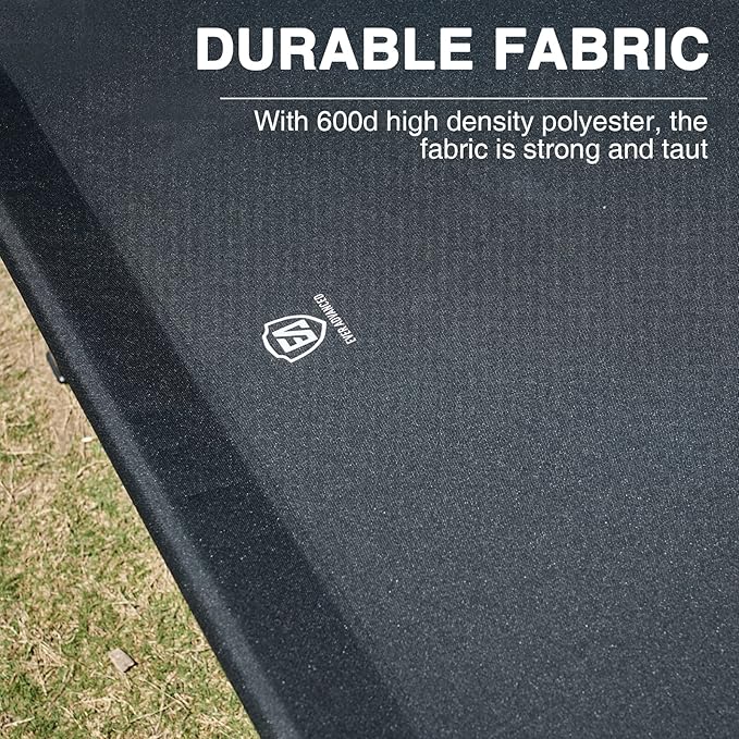 EVER ADVANCED Extra Wide Camping Cot for Adults Oversized XXL Sleeping Cots Folding Cot Bed with Carry Bag, 84.3" L x 41.9" W, Support to 550 lbs