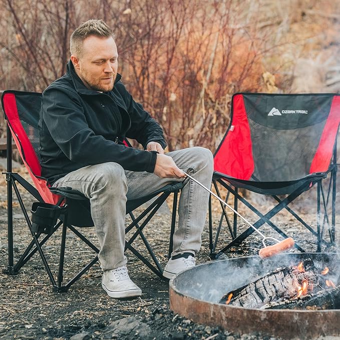 MalloMe Smores Sticks for Fire Pit Extra Long - Marshmallow Roasting Sticks Smores Kit -Smore Skewers Hot Dog Fork Campfire Cooking Equipment, Camping Essentials, Outdoor Campfire Accessories 45"8Pack