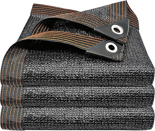 winemana 40% Black Shade Cloth, 6.6 x 6.6 FT Durable Mesh Tarp with Grommets, Resistant Garden Sun Shade Netting, Shading Antifreezing for Pergola, Greenhouse, Plants Growing, Chicken Coop