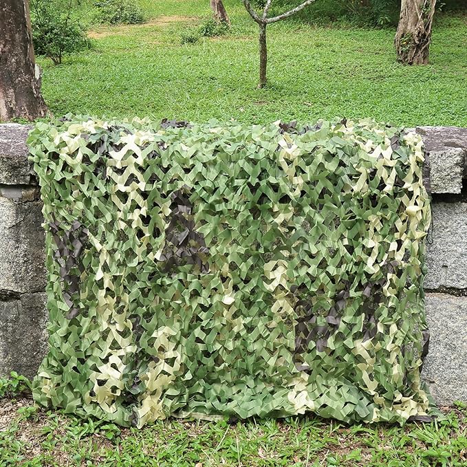 FLYEGO GEN 2 Camo Netting Camouflage Netting Hunting Blind Camo Net Camouflage Nets Military Surplus for Shooting Party Decoration Photograph Car Cover Sunshade
