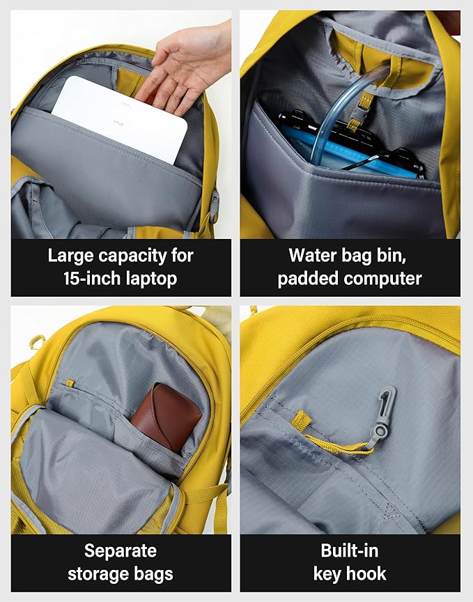 Pioneer Camp Hiking Backpack 22L Small Hiking Hydration Gear Lightweight Camping Backpack Travel Daypack for Women Men