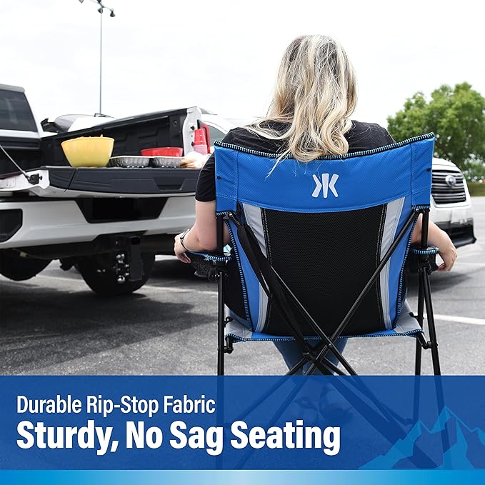 Kijaro Sports Fan Folding Chair, 26" L x 35.5" W x 37" H, Detroit Lions