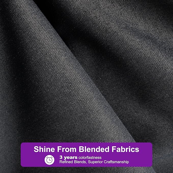 PURPLE LEAF 10' X 13' Patio Umbrella Large Rectangle Outdoor Aluminum Cantilever Umbrella with 3-Year Fade Resistance Recycled Fabric and 360-degree Rotation for Deck Pool Garden, Graphite Grey