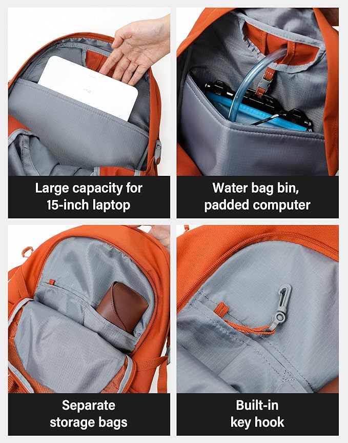 Pioneer Camp Hiking Backpack 22L Small Hiking Hydration Gear Lightweight Camping Backpack Travel Daypack for Women Men