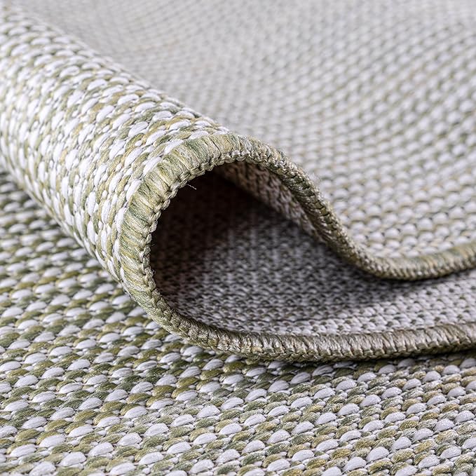 Keen Home Design Terrace Outdoor Area Rug - 5x8 Washable Indoor/Outdoor Rug for Patio, Kitchen, Balcony, Beach, Garden, Deck and Porch, Size: 5'3"x7'7"