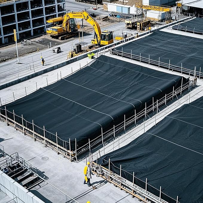 winemana Black Shade Cloth 30x30 FT??90% Sun Shade Mesh Tarp for Greenhouse, Garden, Patio, Dog Kennel, Chicken Coop, and Outdoor Protection, Plants Cover Shade Netting with 2 Reinforced Grommets