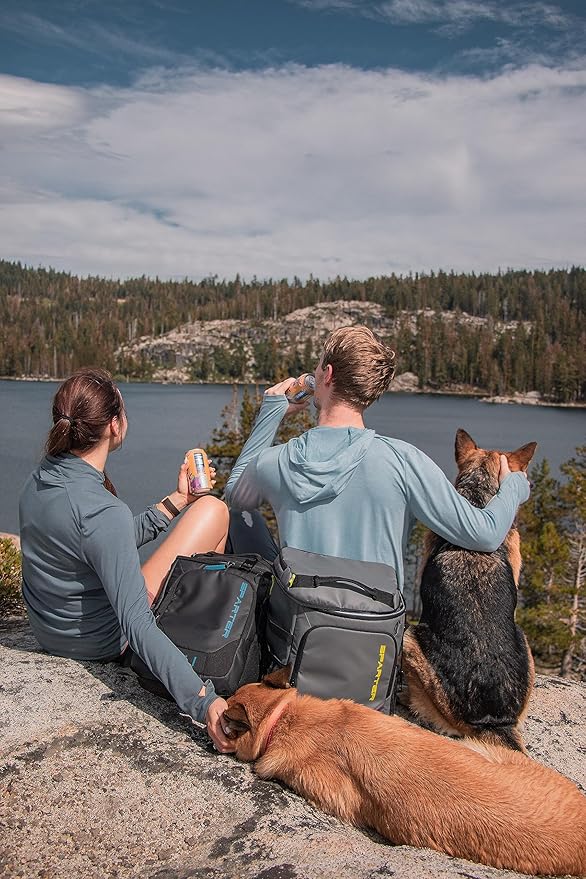 Backpack Cooler Insulated Leak Proof 33/49 Cans, 2 Insulated Compartments Thermal Bag, Portable Lightweight Beach Travel Camping Lunch Backpack for Men and Women