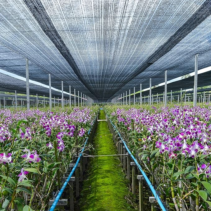 70% Garden Shade Cloth, 10x20FT HDPE Mesh Tarp with Upgraded Grommets, Keten UV-Resistant Outdoor Sun Shades for Greenhouse, Garden, Patio Plants, Pergola