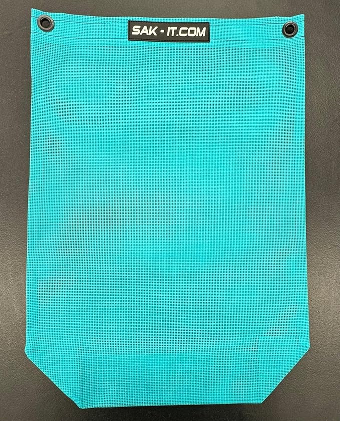 SAK-IT Scrap SAK Off Road Trash Bag. Fits SxS, ATV, Rock Crawler, Mud Truck, Golf Cart, Boat, UTV. Universal Fit for Polaris, Kawasaki, Honda, Jeep. (Turquoise)