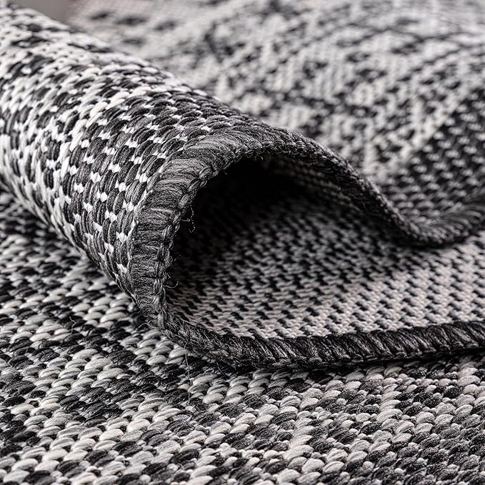 Keen Home Design Terrace Outdoor Area Rug - 4x6 Washable Indoor/Outdoor Rug for Patio, Kitchen, Balcony, Beach, Garden, Deck and Porch, Size: 3'10"x5'7"