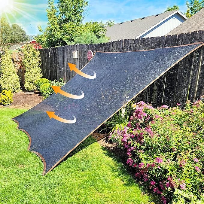 Shade Cloth - for Plants Greenhouse, 70% Sunblock Shade Sails -for Outdoor Garden Pergola Patio Lawn Pool Sun Shade Cloths for Kennel Chicken Coop Easier to Hang Plant Shade Net Cover