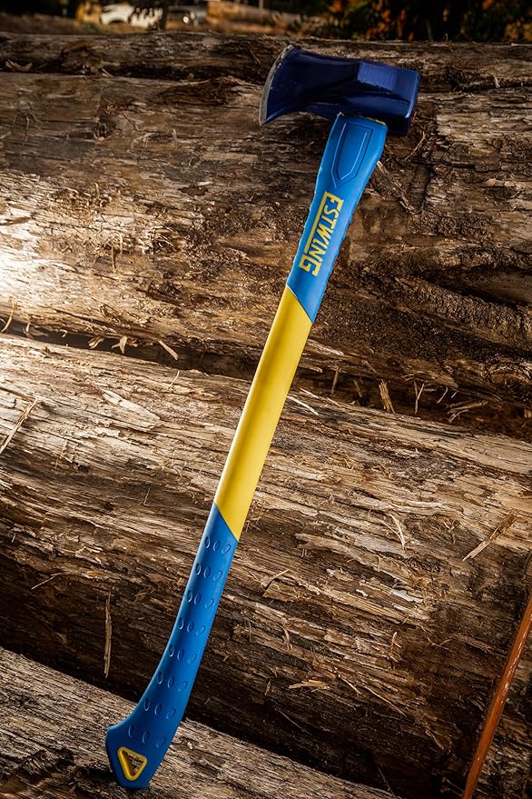 Estwing Axe, 36 Inch Handle, 4 lb Head with Fiberglass Handle, Model #62441