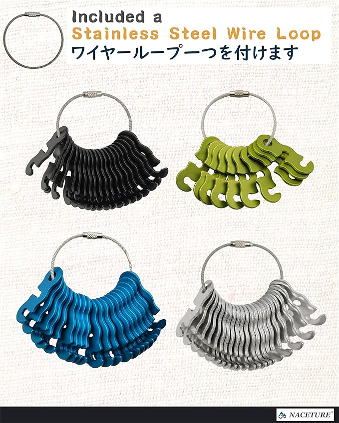 Rope Tensioner Aluminum Alloy Camping Tent Guyline Cord Adjuster Camping of Gear for Camping, Hiking, Backpacking Ultralight Tent Stakes Guy Lines (Black, 10 Pack)