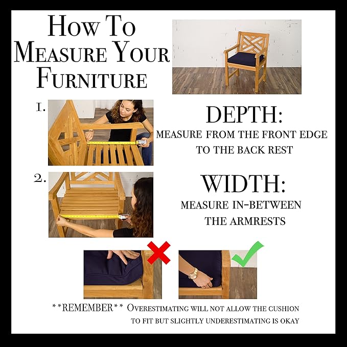 Sorra Home Sunbrella Bristol Square Chair Cushion (Set of 2) - Fade & Water Resistant, Outdoor & Indoor Patio Seat Cushion with Plush Foam - Canvas Rust (20" x 20" x 2.5")