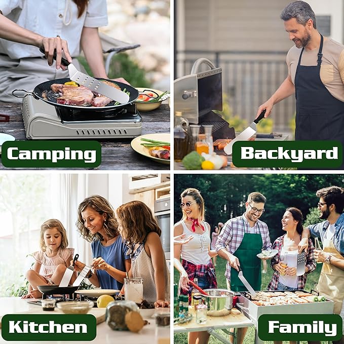 134 Pcs Griddle Accessories Kit for Blackstone - Perfect Flat Top Grill Accessories for Outdoor, Professional Round Melting Dome with Cast Iron Smash Burger Press for Barbecue.