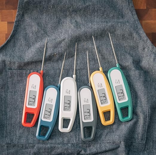 Lavatools Javelin® Ultra-Fast 2-Second Digital Instant Read Meat Thermometer for Grill and Cooking, 2.75" Probe, Compact Foldable Design, Large Display, IP65 Water Resistant, NSF Certified – Sesame