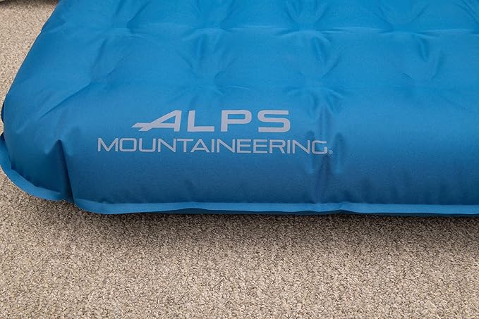 ALPS Mountaineering Vertex Air Bed, Twin or Queen Inflatable Mattress, Versatile Pump Included