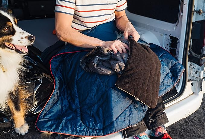 Rumpl Stuffable Fleece Pillowcase | Ultra Soft Fleece Pillow for Traveling, Camping, Picnics, Concerts, Plane Flights, Hiking, Backpacking (Black)