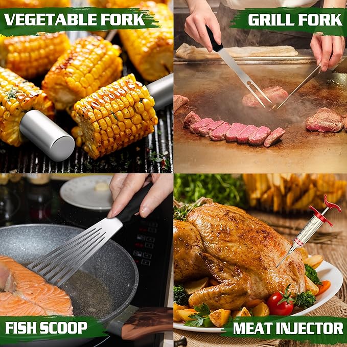 134 Pcs Griddle Accessories Kit for Blackstone - Perfect Flat Top Grill Accessories for Outdoor, Professional Round Melting Dome with Cast Iron Smash Burger Press for Barbecue.