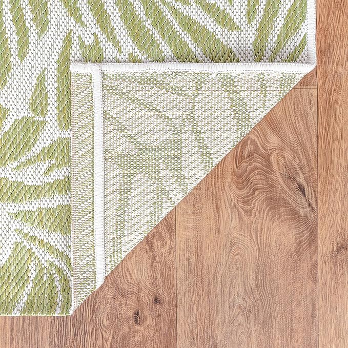 Keen Home Design Terrace Outdoor Area Rug - 5x8 Washable Indoor/Outdoor Rug for Patio, Kitchen, Balcony, Beach, Garden, Deck and Porch, Size: 5'3"x7'7"