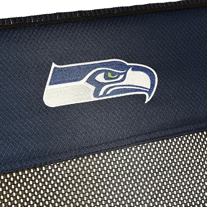 Kijaro Sports Fan Folding Chair, 26" L x 35.5" W x 37" H, Seattle Seahawks