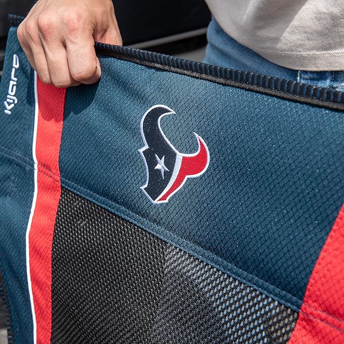 Kijaro Dual Lock Pro Sports Fan Folding Chair, 26" L x 35.5" W x 37" H, Houston Texans