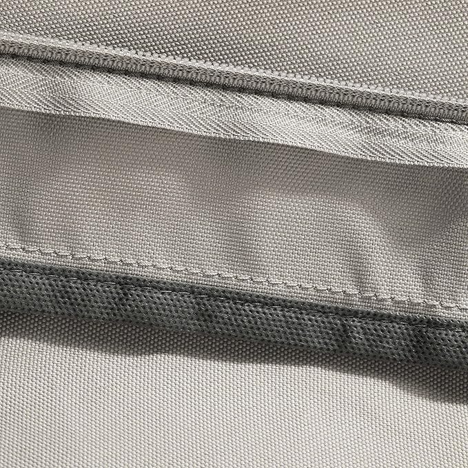 Classic Accessories Ravenna Water-Resistant Patio Lounge Chair/Loveseat Cushion, 25 x 27 x 5 Inch, Mushroom, rectangle Outdoor Seat Cushion