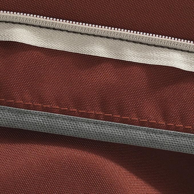 Classic Accessories Ravenna Water-Resistant Patio Lounge Chair/Loveseat Cushion, 25 x 27 x 5 Inch, Spice, rectangle Outdoor Seat Cushion