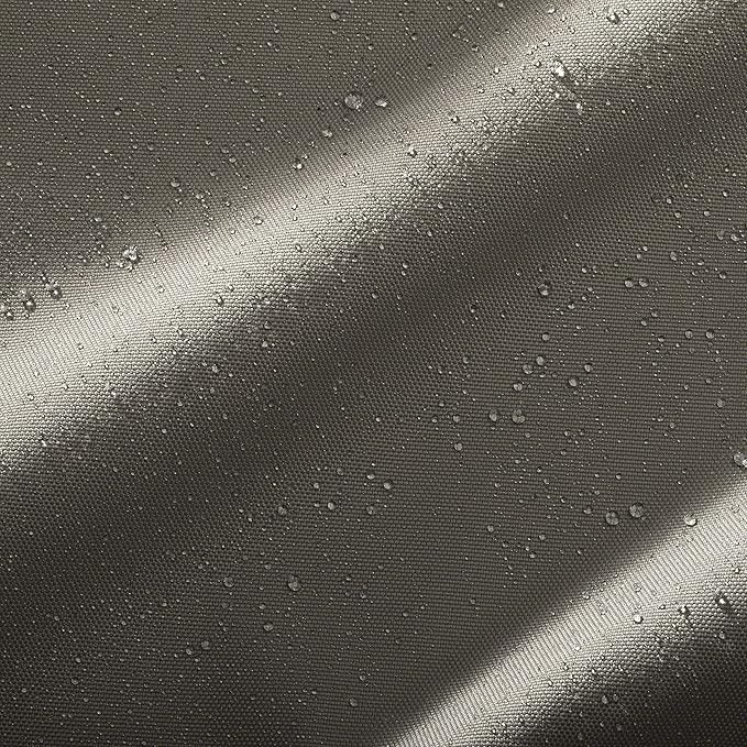 Classic Accessories Ravenna Water-Resistant 23 x 23 x 5 Inch Square Patio Seat Cushion Slip Cover & Foam, Mushroom, Lounge Chair Cushion