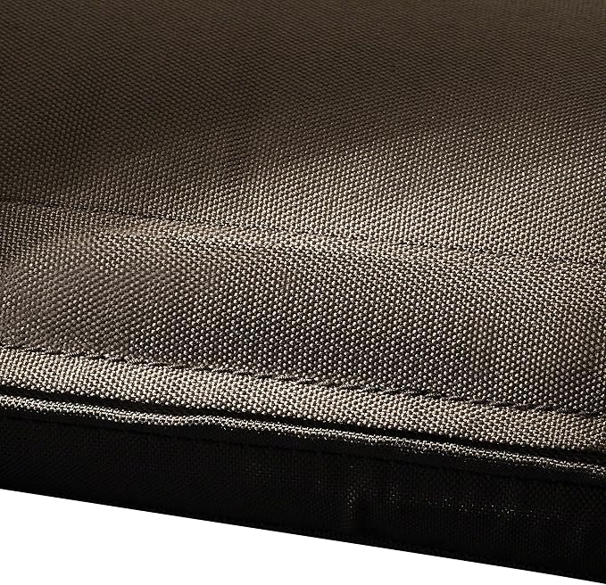 Classic Accessories Ravenna Water-Resistant Patio Lounge Chair/Loveseat Cushion, 25 x 27 x 5 Inch, Dark Taupe