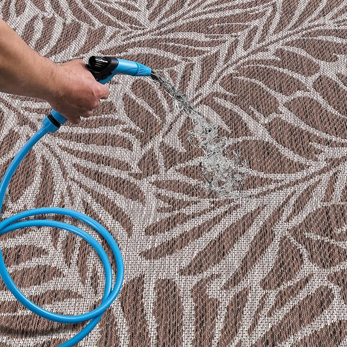 Keen Home Design Terrace Outdoor Area Rug - 12x15 Washable Indoor/Outdoor Rug for Patio, Kitchen, Balcony, Beach, Garden, Deck and Porch, Size: 12'x15'