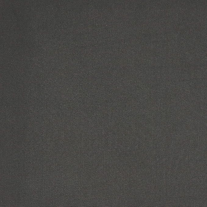 Sorra Home Sunbrella Bristol Square Chair Cushion (Set of 2) - Fade & Water Resistant, Outdoor & Indoor Patio Seat Cushion with Plush Foam - Canvas Black (20" x 20" x 2.5")