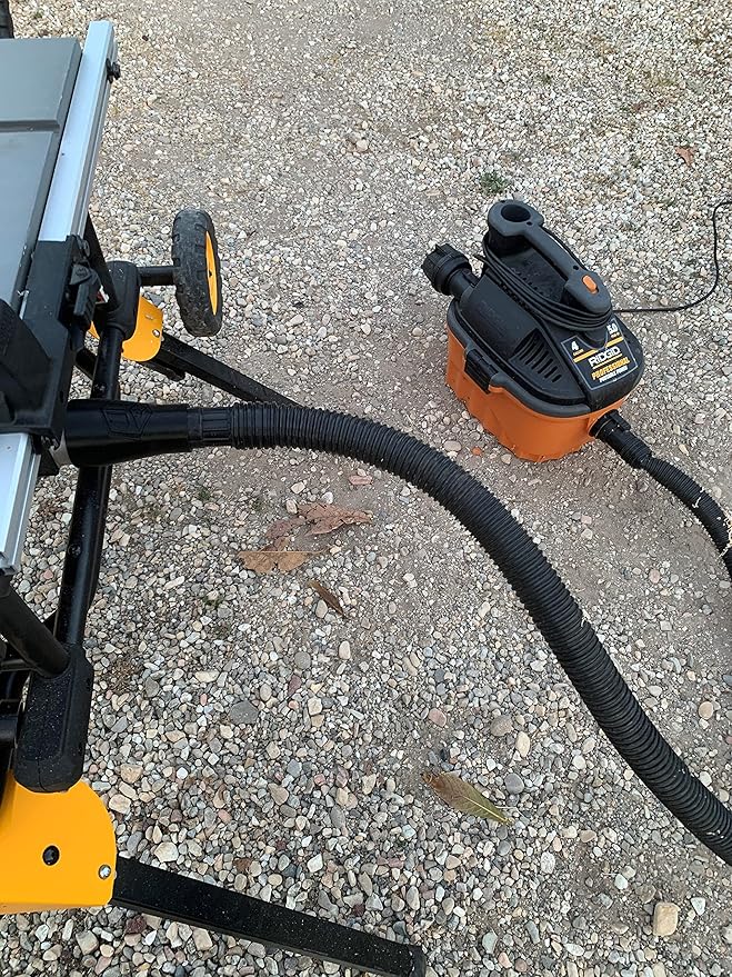 B3D Table Saw Vacuum Adapter Dust Collection Shop Vac Attachment Construction